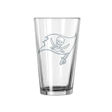 Tampa Bay Buccaneers 16oz Frost Pint Glass