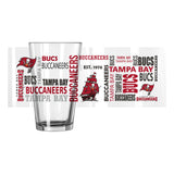 Tampa Bay Buccaneers 16oz Spirit Pint Glass