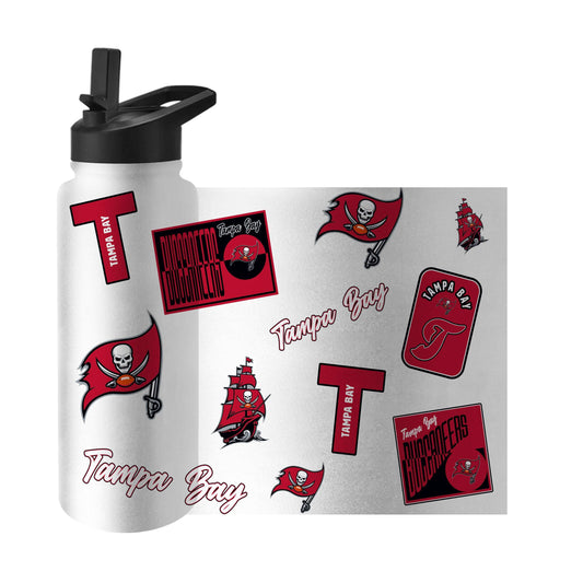 Tampa Bay Buccaneers Dreamweave 34oz Quencher Bottle - Logo Brands - Flyclothing LLC