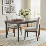 59" Gray Wood Dining Table - HomeRoots - Flyclothing LLC