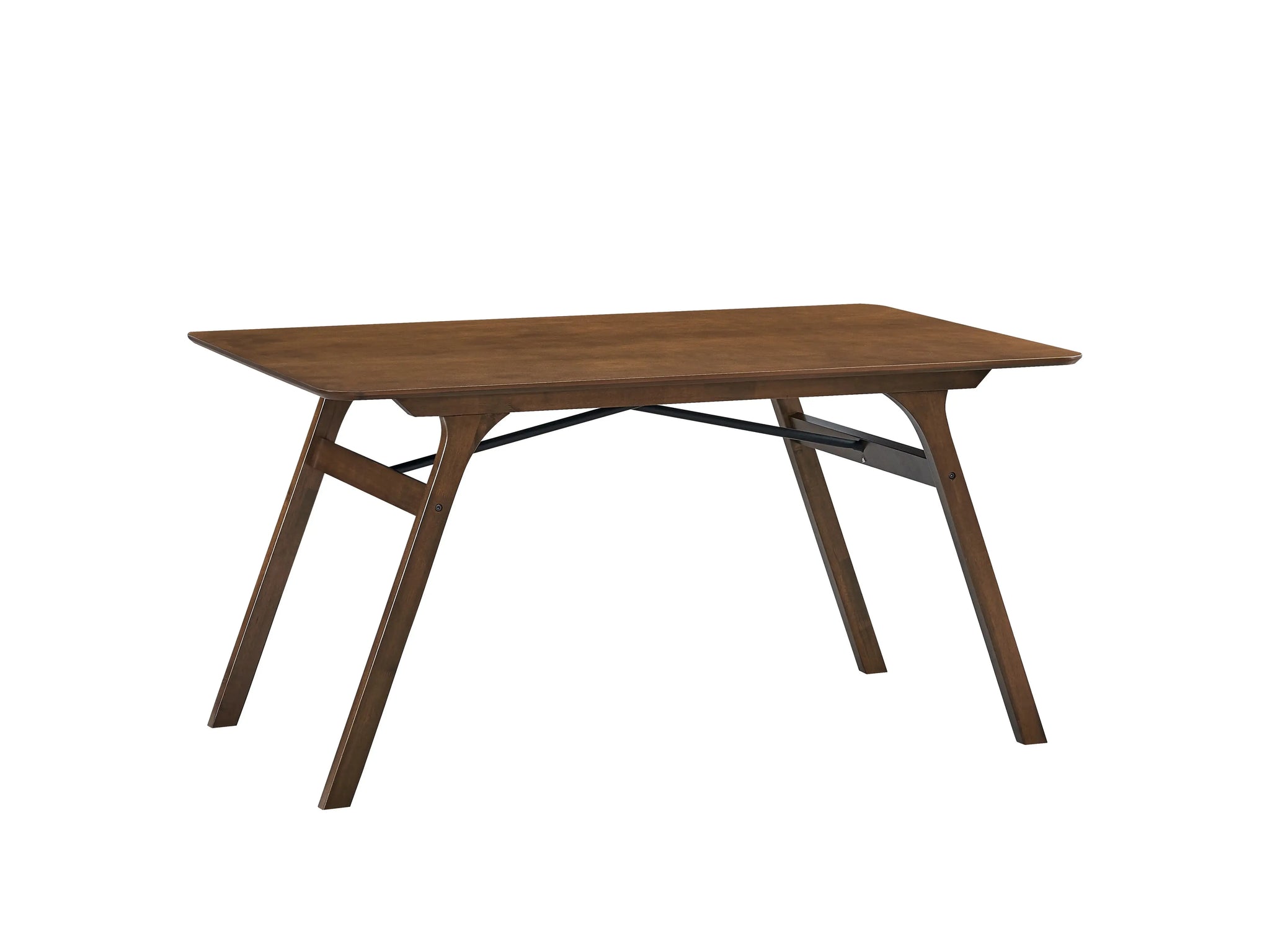 59" Walnut Wood Dining Table - Homeroots - Flyclothing LLC
