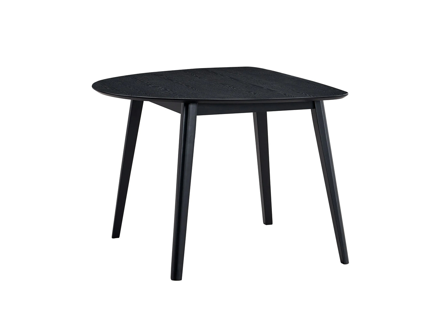 43" Black Wood Dining Table - Homeroots - Flyclothing LLC