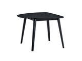 43" Black Wood Dining Table - Homeroots - Flyclothing LLC