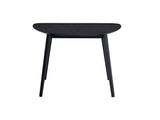 43" Black Wood Dining Table - Homeroots - Flyclothing LLC