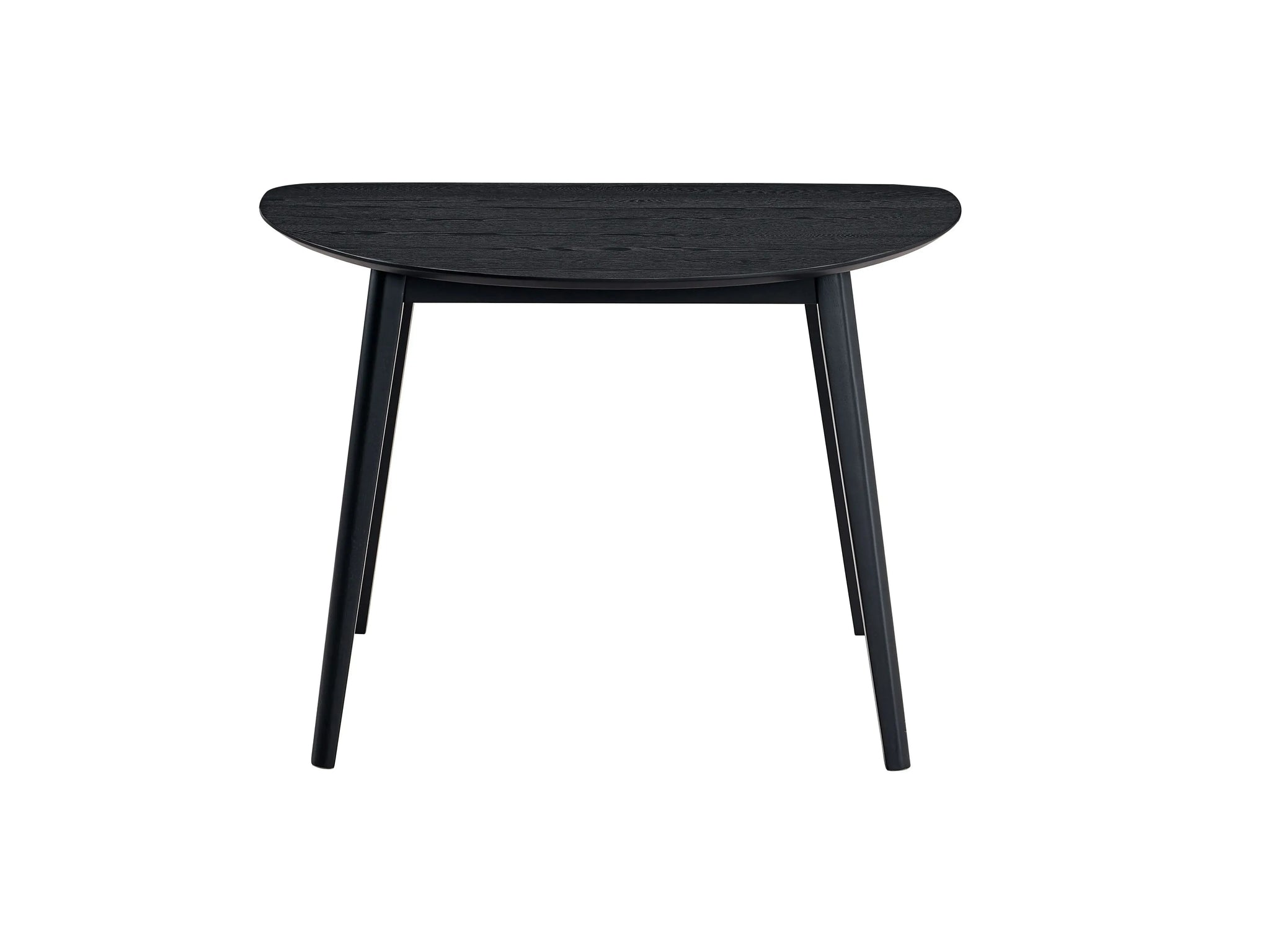 43" Black Wood Dining Table - Homeroots - Flyclothing LLC