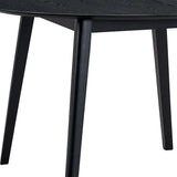 43" Black Wood Dining Table - Homeroots - Flyclothing LLC
