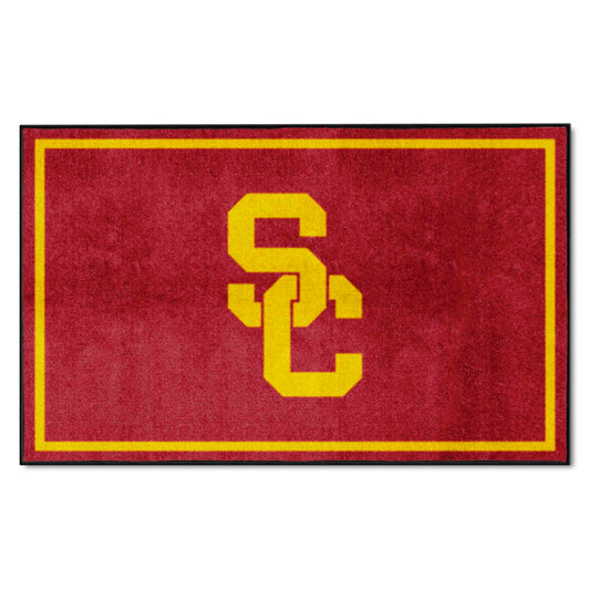 Southern California Trojans 4ft. x 6ft. Plush Area Rug - Southern California