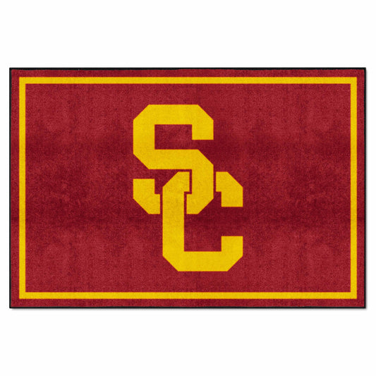 Southern California Trojans 5ft. x 8 ft. Plush Area Rug