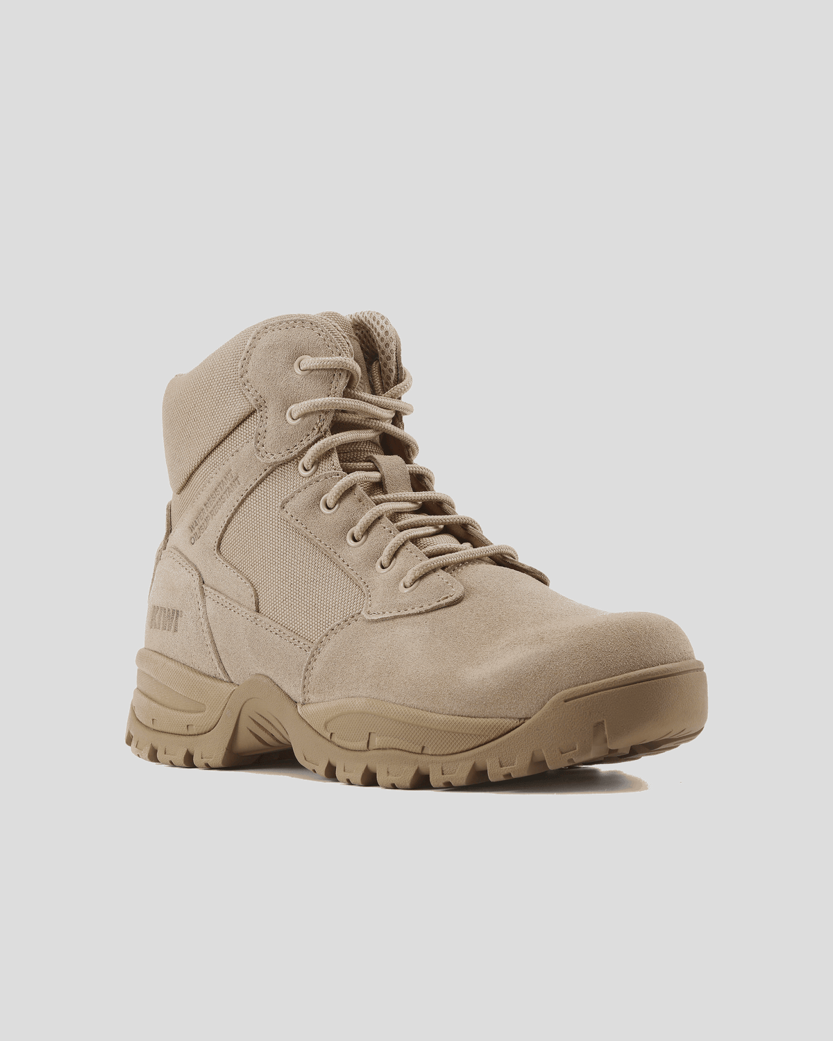 Kiwi Rugged Sand Suede Mid-Cut 6" Zipped Water Resistant Tactical Boots [63000] - Kiwi - Flyclothing LLC