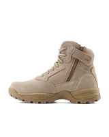 Kiwi Rugged Sand Suede Mid-Cut 6" Zipped Water Resistant Tactical Boots [63000]