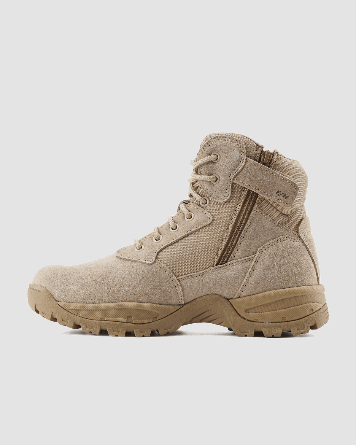 Kiwi Rugged Sand Suede Mid-Cut 6" Zipped Water Resistant Tactical Boots [63000] - Kiwi - Flyclothing LLC