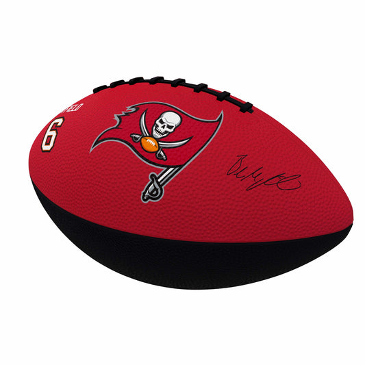 Tampa Bay Buccaneers Baker Mayfield Junior Size Rubber Football - Logo Brands - Flyclothing LLC