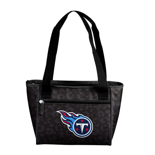 Tennessee Titans Leopard Print 16 Can Cooler Tote - Logo Brands - Flyclothing LLC