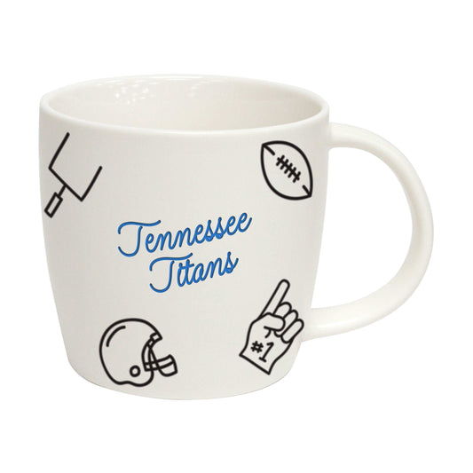 Tennessee Titans 18oz Playmaker Mug - Logo Brands - Flyclothing LLC