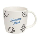 Tennessee Titans 18oz Playmaker Mug - Logo Brands - Flyclothing LLC