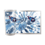 Tennessee Titans 20oz Tie Dye Stainless Steel Tumbler