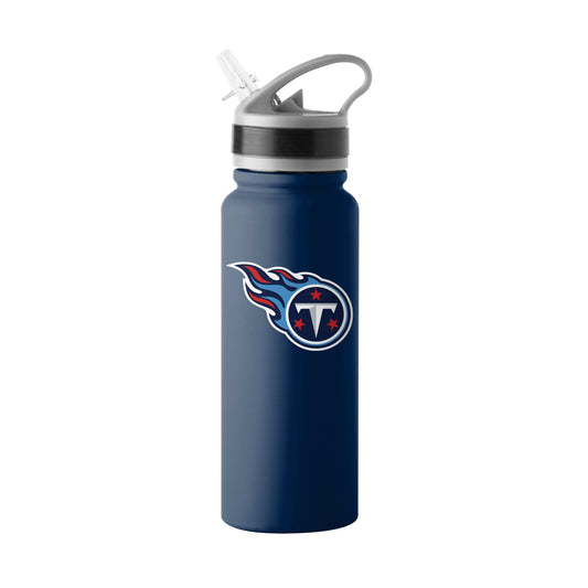 Tennessee Titans Logo 25oz Stainless Single Wall Flip Top Bottle - Logo Brands - Flyclothing LLC