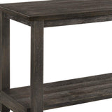 60" Gray Wood Dining Table - HomeRoots - Flyclothing LLC