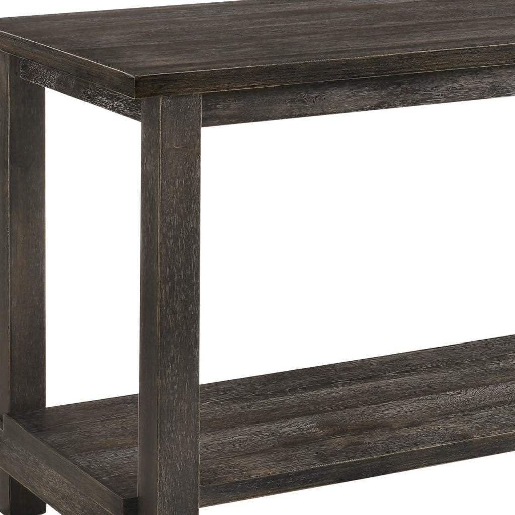 60" Gray Wood Dining Table - HomeRoots - Flyclothing LLC