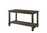 60" Gray Wood Dining Table - HomeRoots - Flyclothing LLC