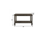 60" Gray Wood Dining Table - HomeRoots - Flyclothing LLC