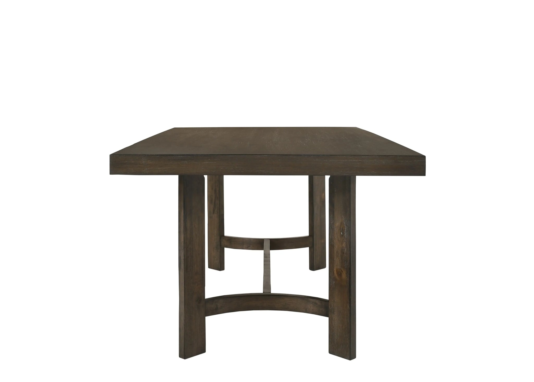 70" Espresso Wood Trestle Base Dining Table - Homeroots - Flyclothing LLC