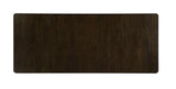 78" Walnut and White Wood Removable Leaf Double Pedestal Base Extendable Dining Table - Homeroots - Flyclothing LLC