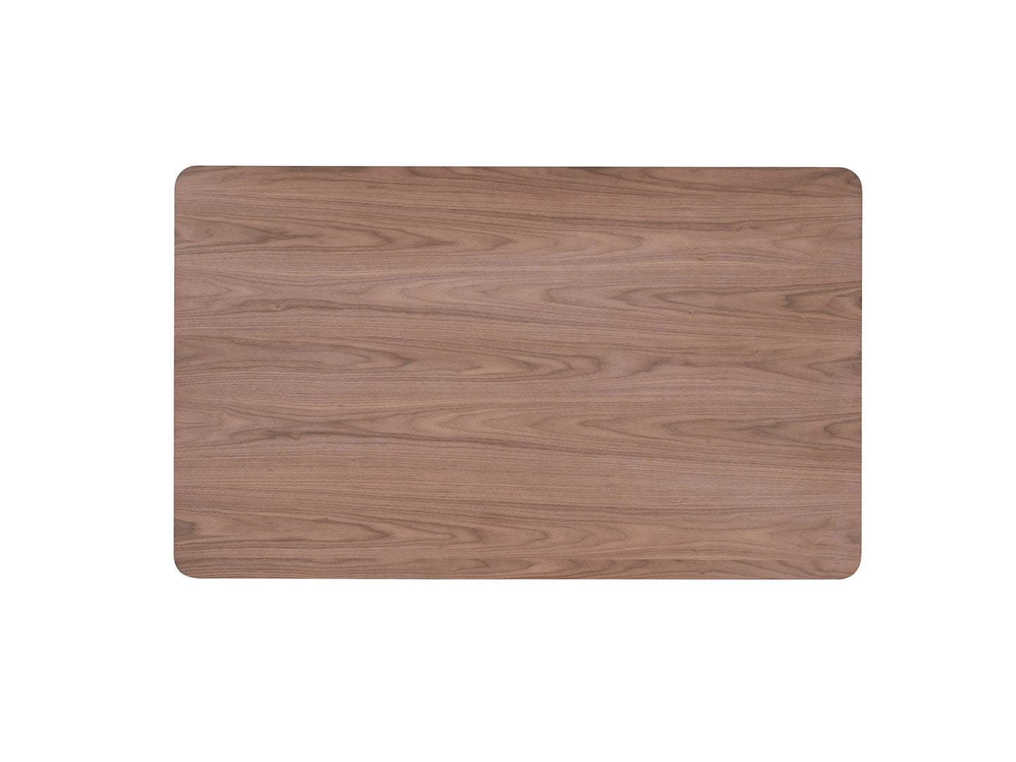 59" Walnut and Black Wood Dining Table - Homeroots - Flyclothing LLC