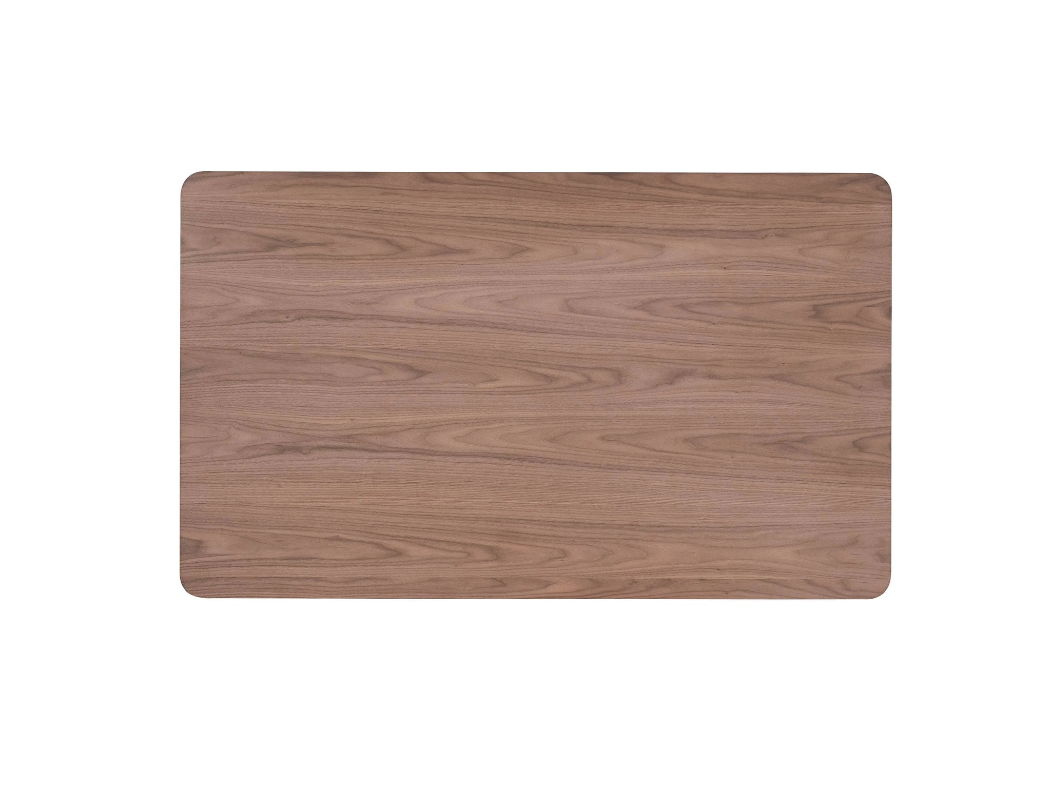 59" Walnut and Black Wood Dining Table - Homeroots - Flyclothing LLC