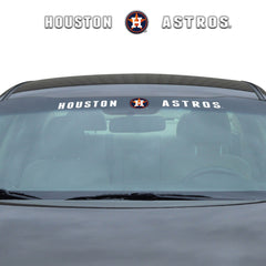 Houston Astros Sun Stripe Windshield Decal 3.25 in. x 34 in. - Houston Astros