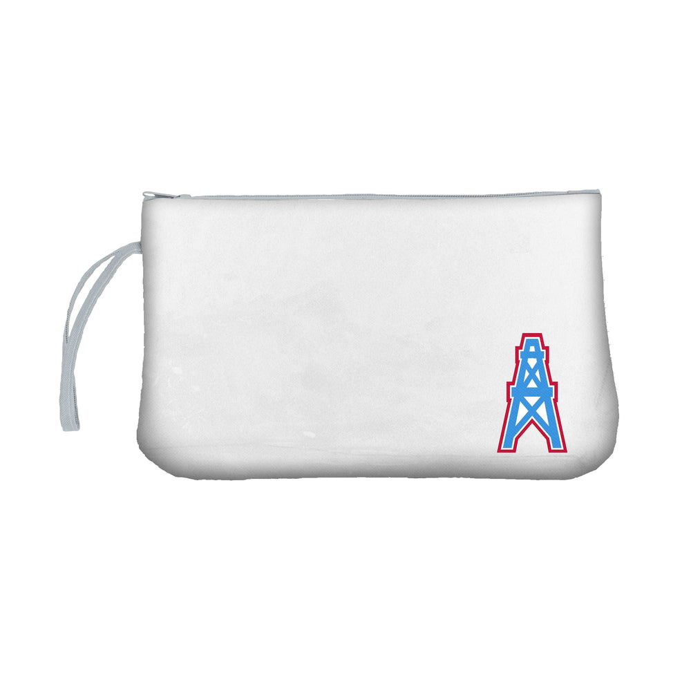Houston Oilers Clear Wristlet - Logo Brands - Flyclothing LLC