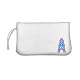 Houston Oilers Clear Wristlet - Logo Brands - Flyclothing LLC