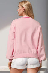 Double Take Full Size Nutcracker Sequin Bow Decor Cardigan - Trendsi - Flyclothing LLC