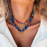 2-Piece Coral and Fish Pendant Necklace - Trendsi - Flyclothing LLC
