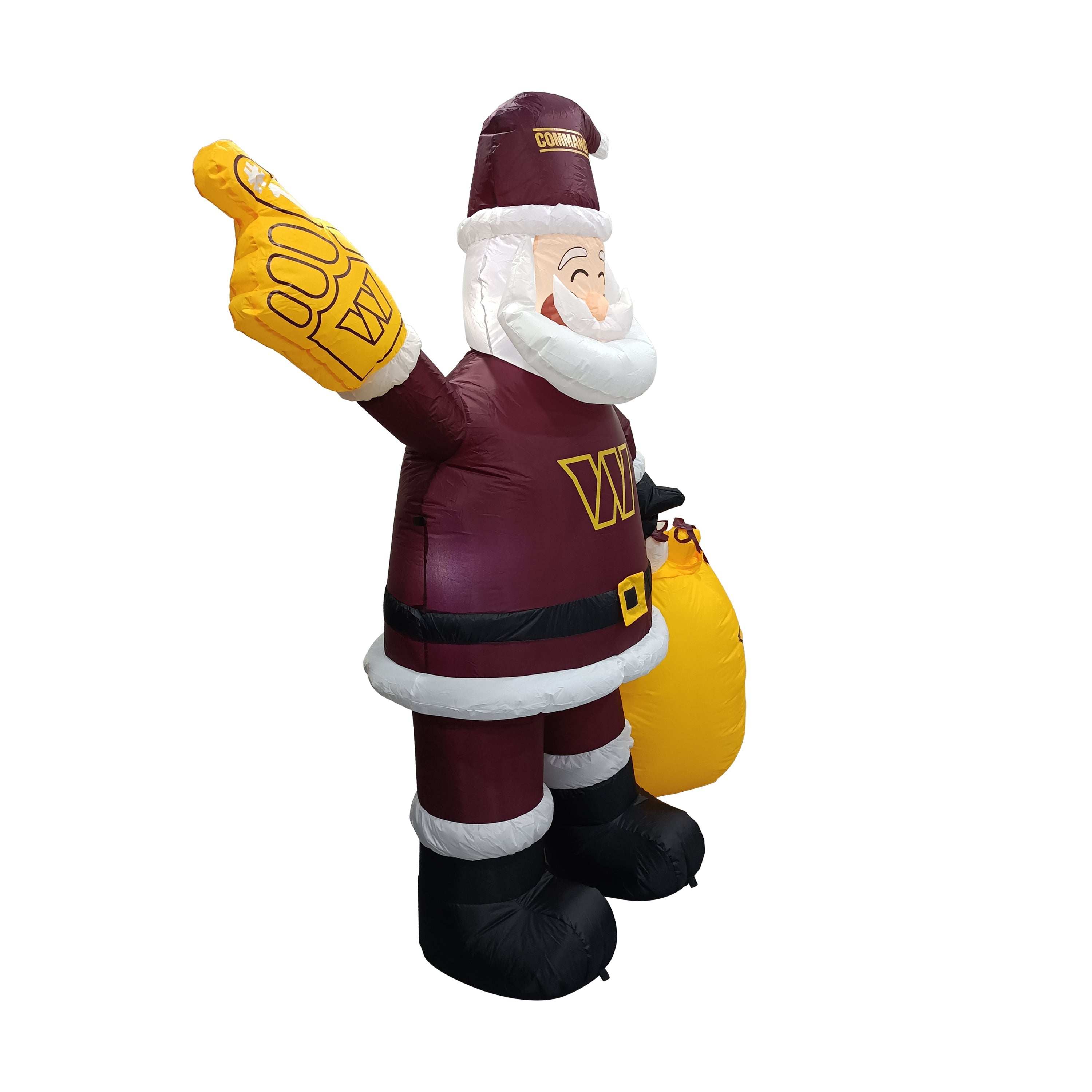 Washington Commanders Inflatable Santa - Logo Brands - Flyclothing LLC