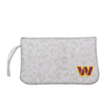 Washington Commanders Leopard Print Wristlet - Logo Brands - Flyclothing LLC