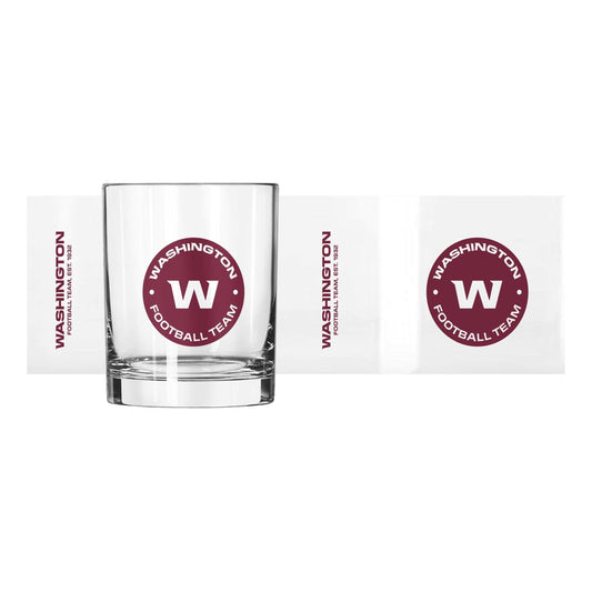Washington Commanders 14oz Gameday Rocks Glass - Logo Brands - Flyclothing LLC