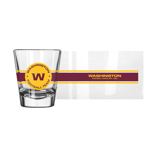 Washington Commanders 2oz Stripe Shot Glass