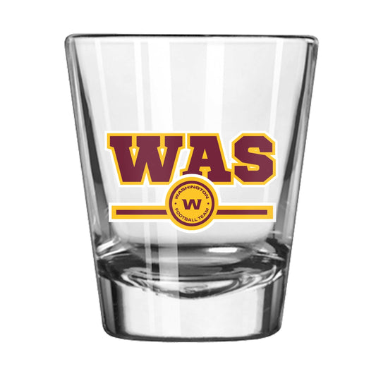 Washington Commanders 2oz Letterman Shot Glass - Logo Brands - Flyclothing LLC