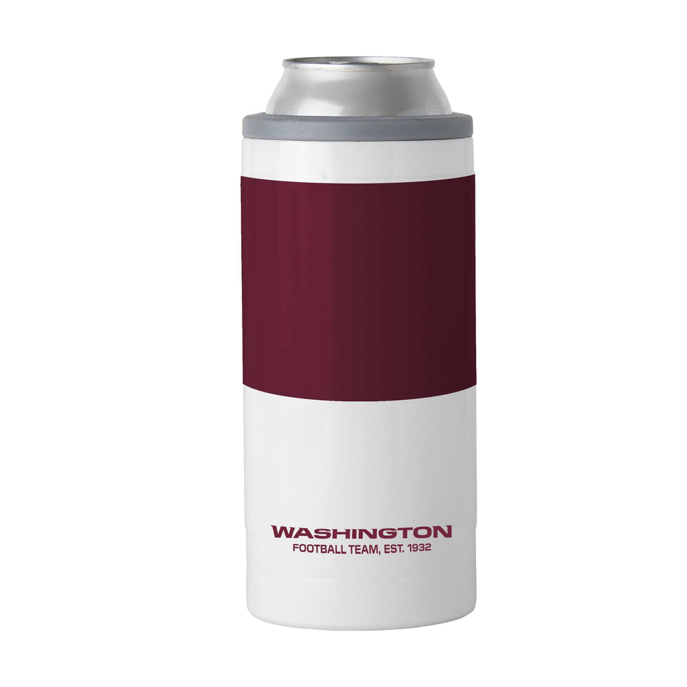 Washington Commanders Colorblock 12oz Slim Can Coolie - Logo Brands - Flyclothing LLC