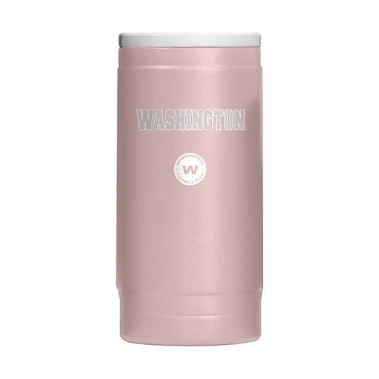 Washington Commanders Stencil Powder Coat Slim Can Coolie - Logo Brands - Flyclothing LLC