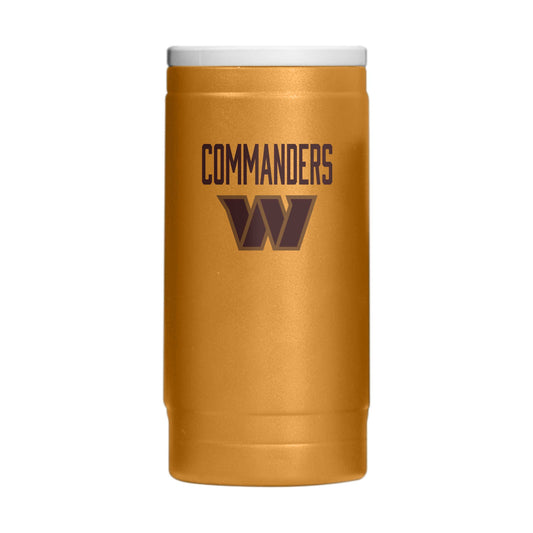 Washington Commanders Huddle Powder Coat Slim Can Coolie - Logo Brands - Flyclothing LLC