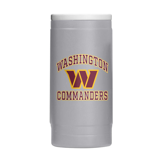 Washington Commanders 12oz Athletic Powdercoat SlimCan Coolie - Logo Brands - Flyclothing LLC