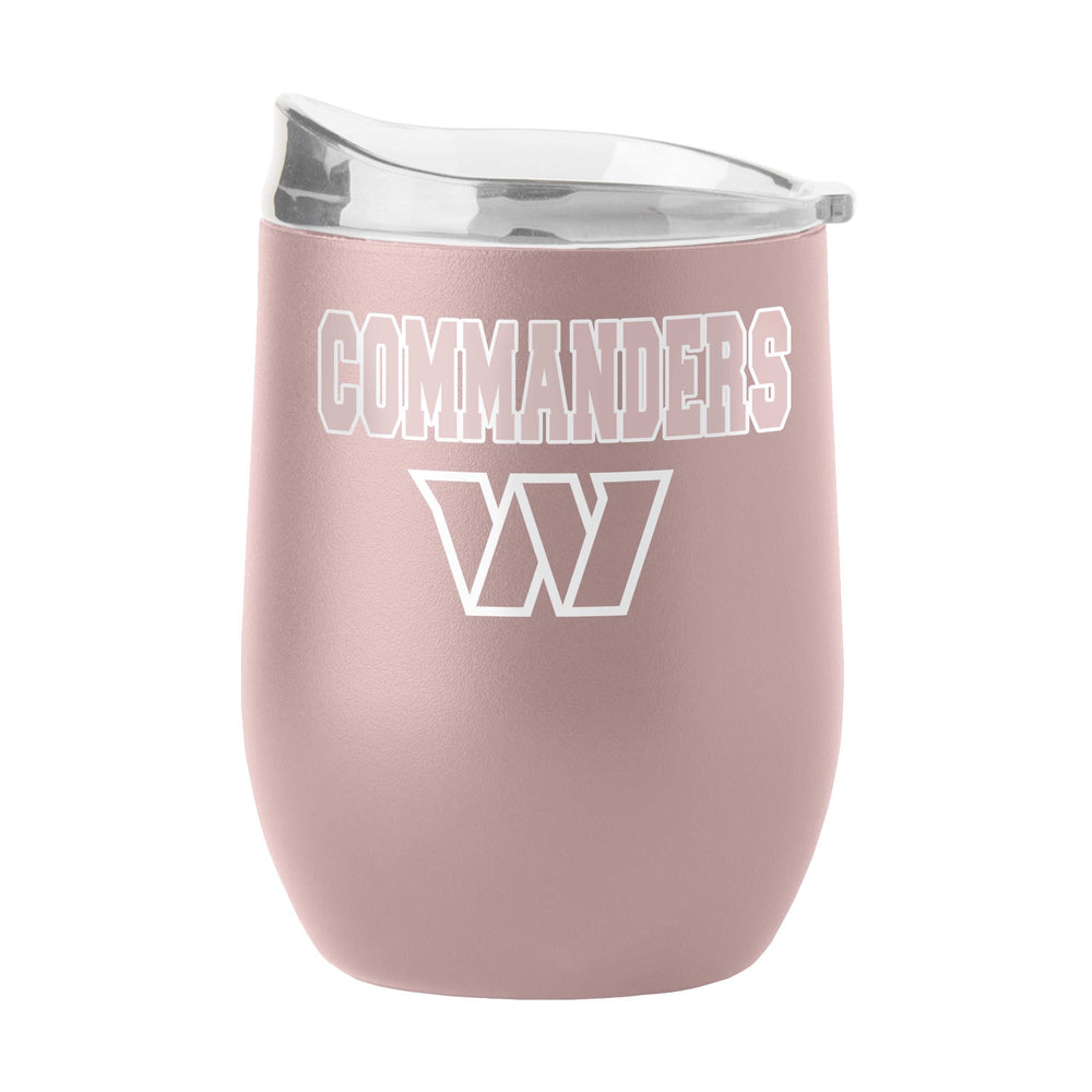 Washington Commanders 16oz Stencil Powder Coat Curved Beverage - Logo Brands - Flyclothing LLC