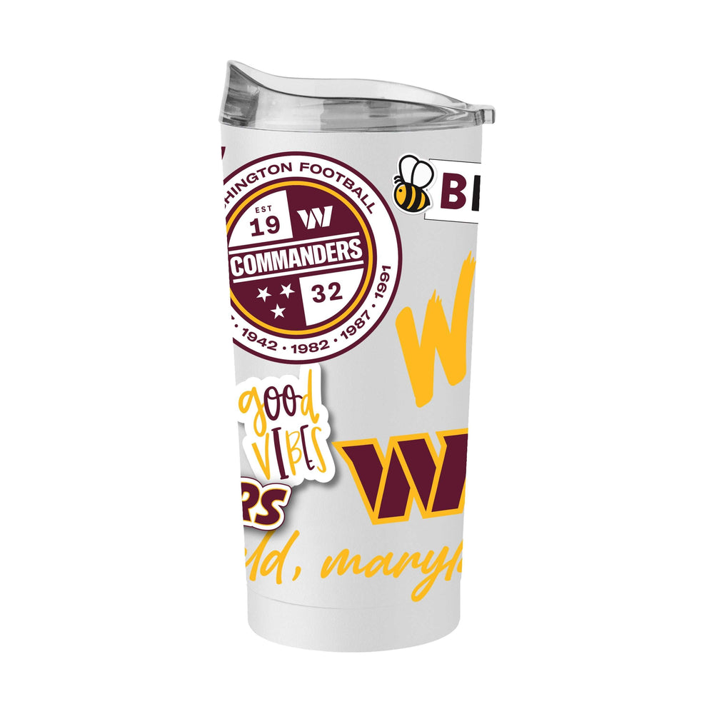 Washington Commanders 20oz Native Powder Coat Tumbler - Logo Brands - Flyclothing LLC