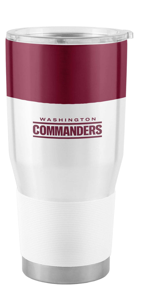 Washington Commanders 30oz Colorblock Stainless Steel Tumbler - Logo Brands - Flyclothing LLC