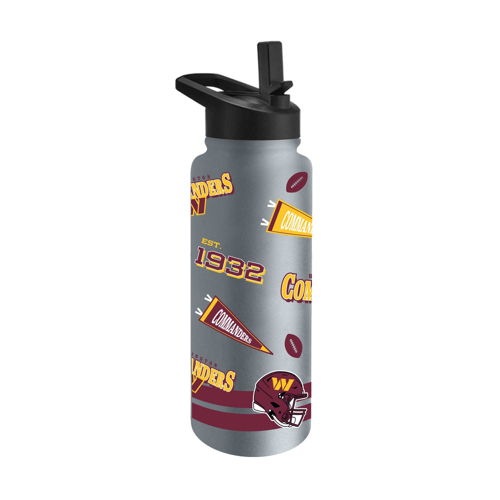 Washington Commanders 34oz TJX Native Quencher Bottle - Logo Brands - Flyclothing LLC