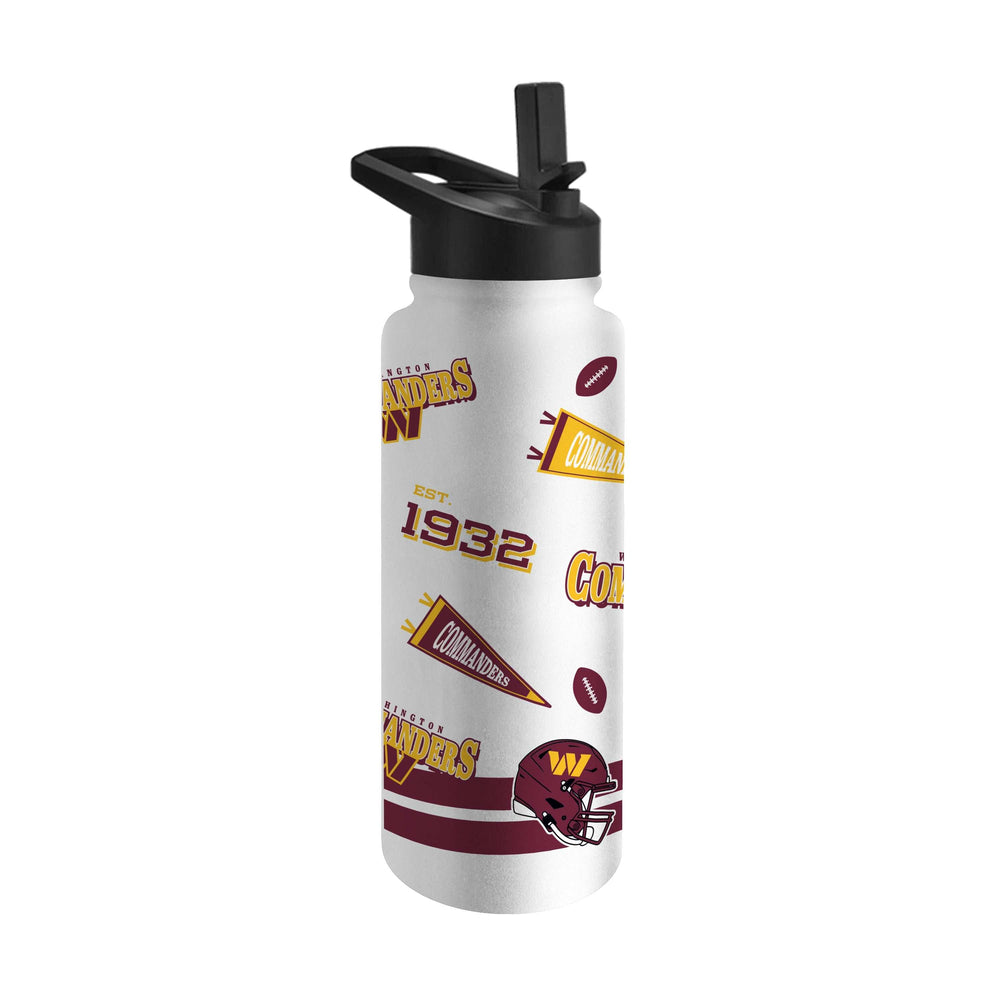Washington Commanders 34oz TJX Native Quencher Bottle - Logo Brands - Flyclothing LLC