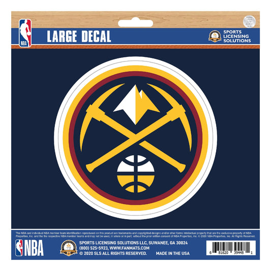 Denver Nuggets Large Decal Sticker - Denver Nuggets