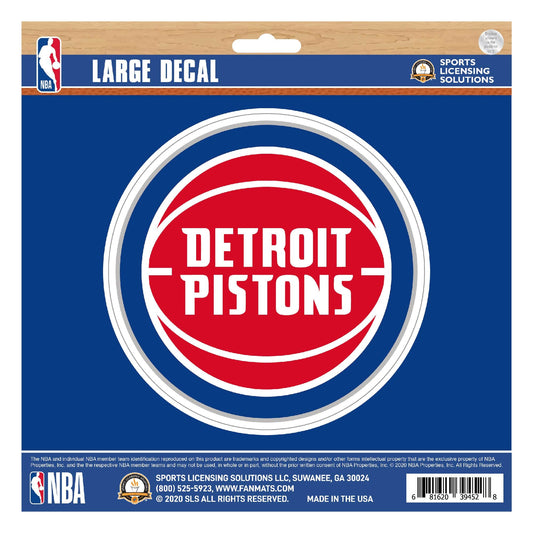 Detroit Pistons Large Decal Sticker - Detroit Pistons
